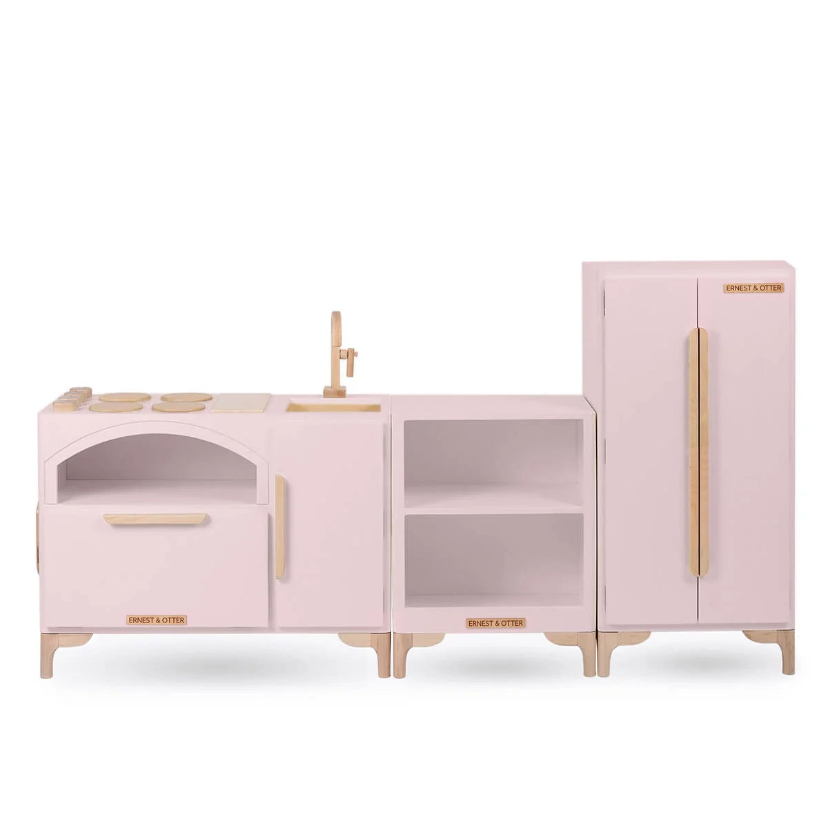 Ernest & Otter Luca kitchen refrigerator countertop pink