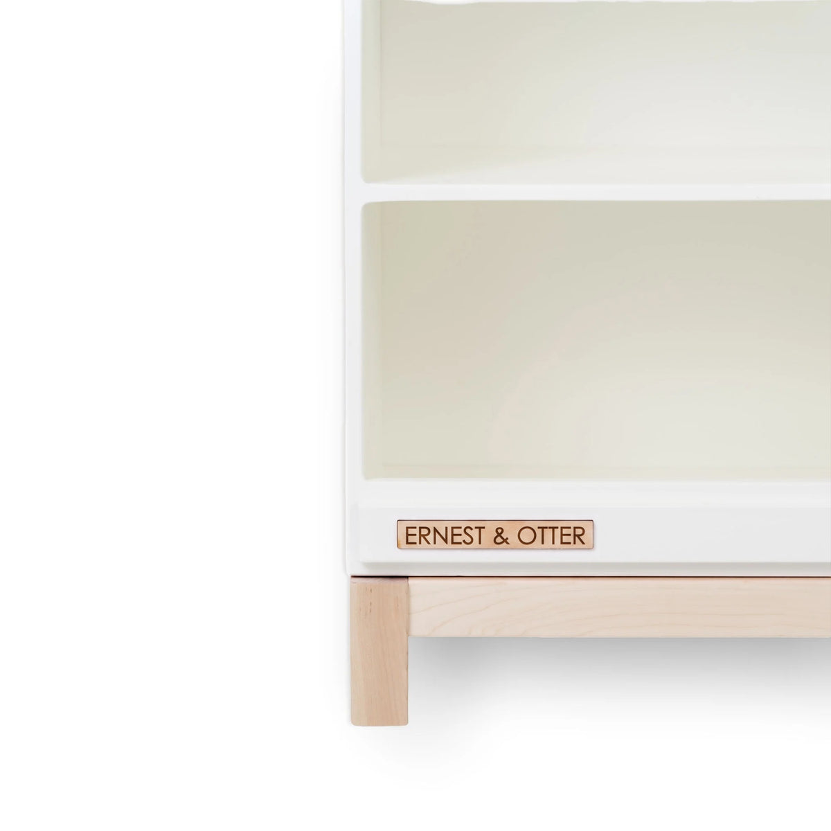 Wooden Essential Play Kitchen Countertop - bottom detail