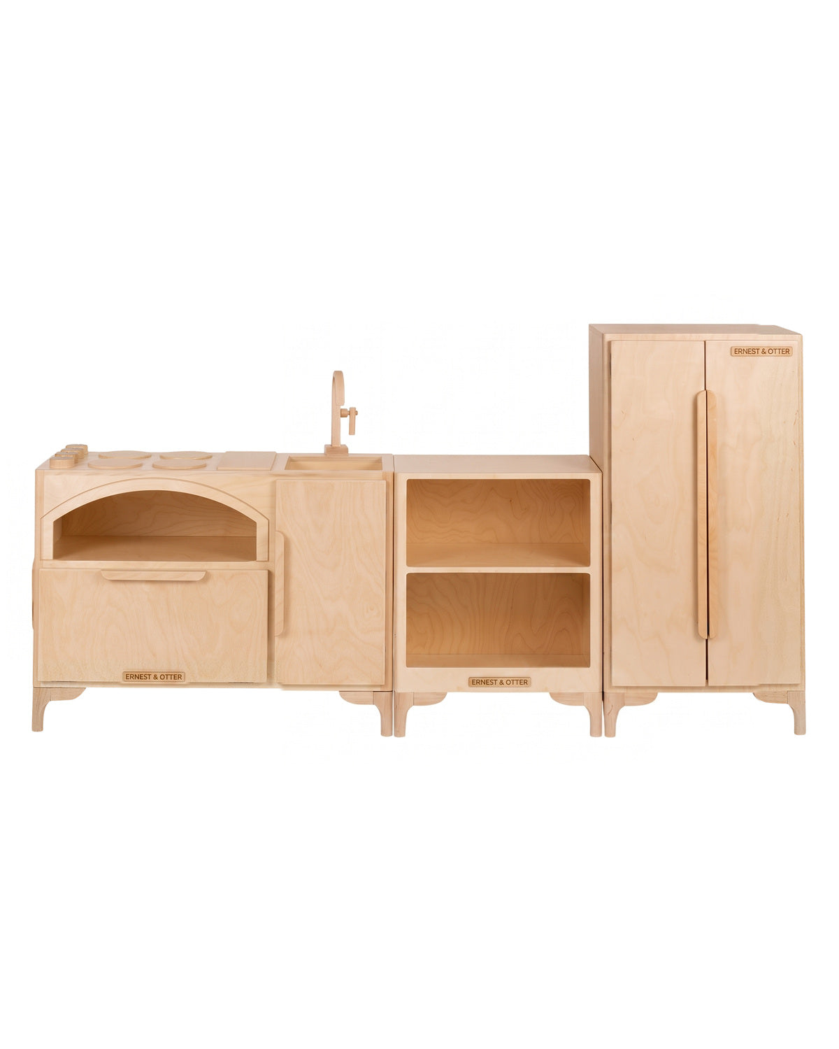 Ernest & Otter Luca countertop fridge kitchen natural