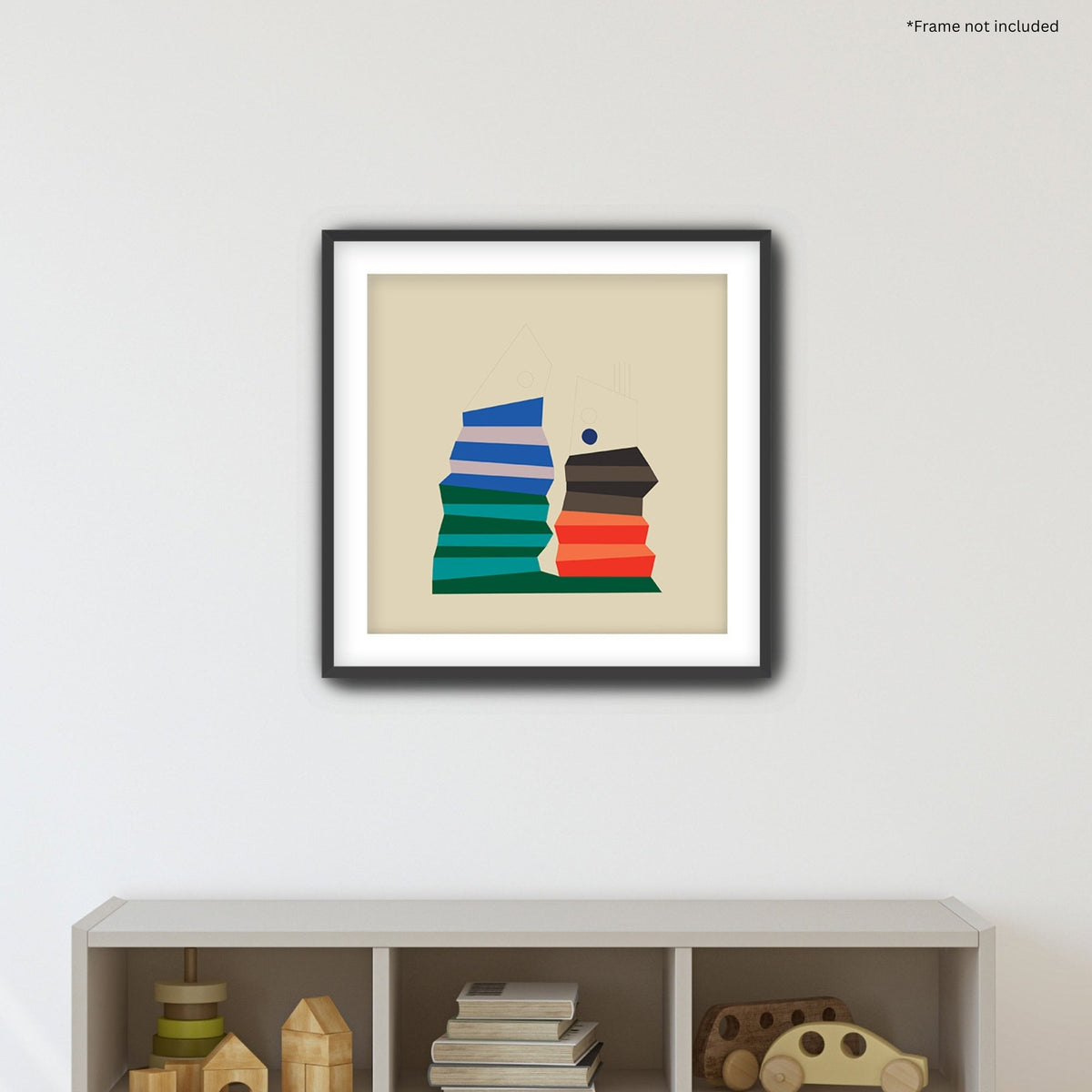 Friends - Abstract Art Print
