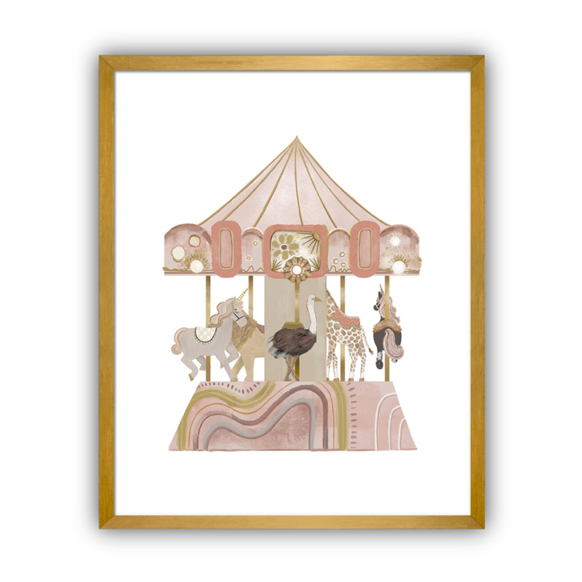 Carousel Artwork, Framed