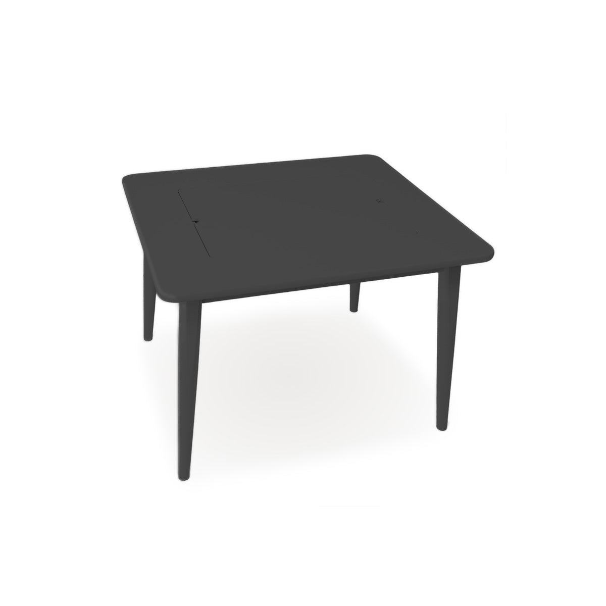 Crescent Kids Wood Play Table, 29 Inch, with Storage