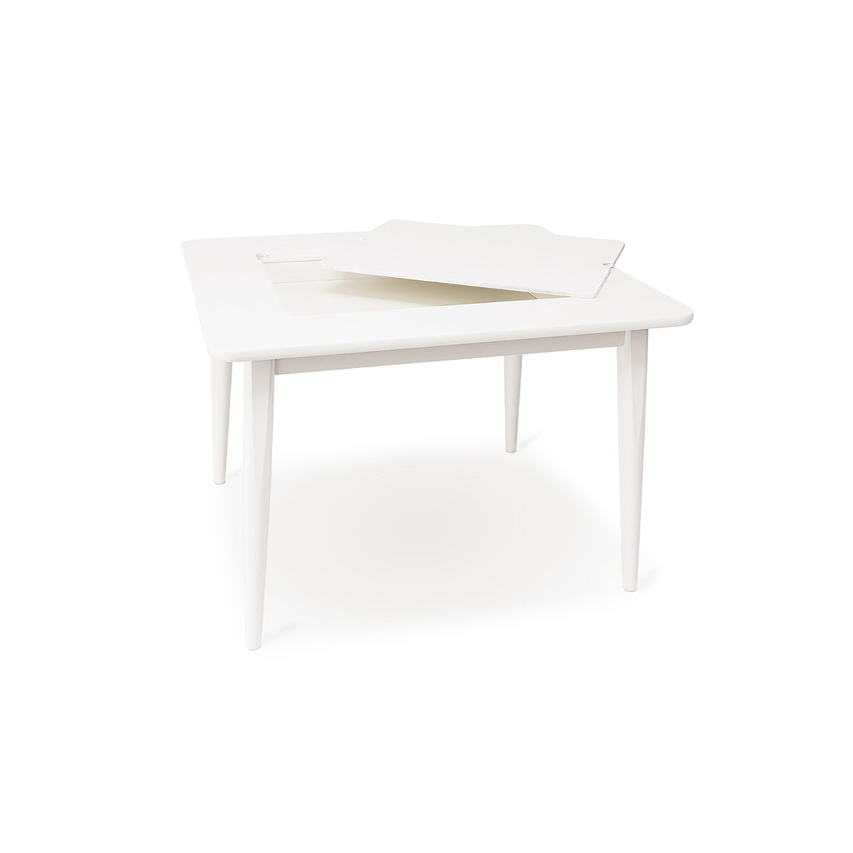 Crescent Kids Wood Play Table, 29 Inch, with Storage