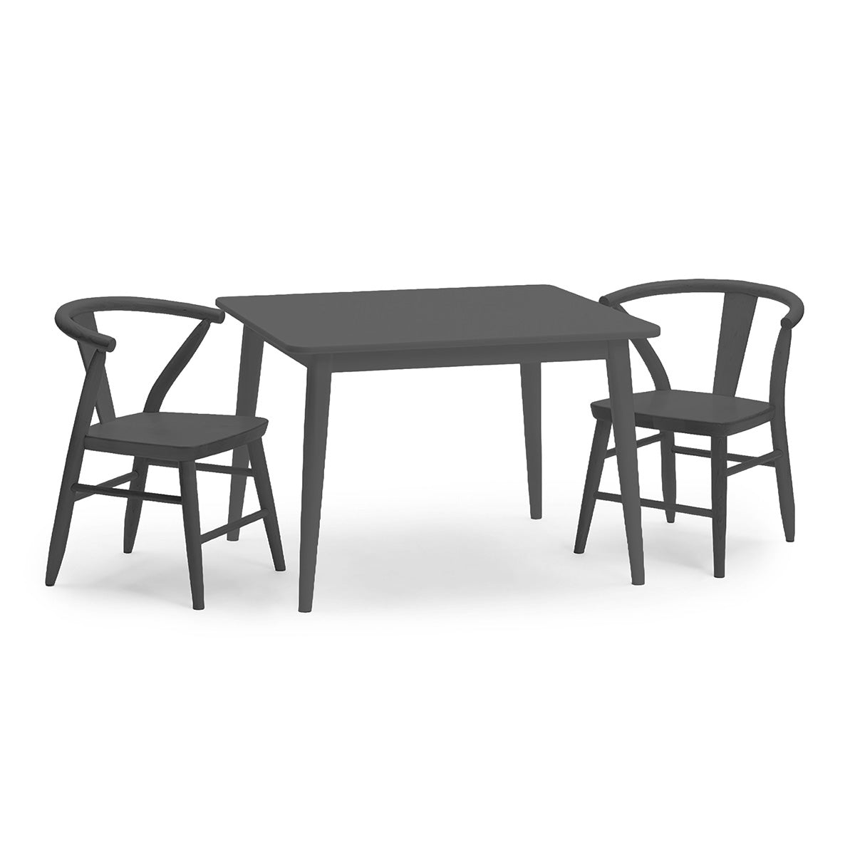 Wood Play Table and Chairs Set for Kids, 29" - Crescent