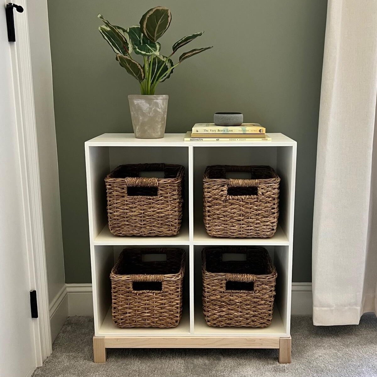 Cubby Kids Wooden Bookshelf