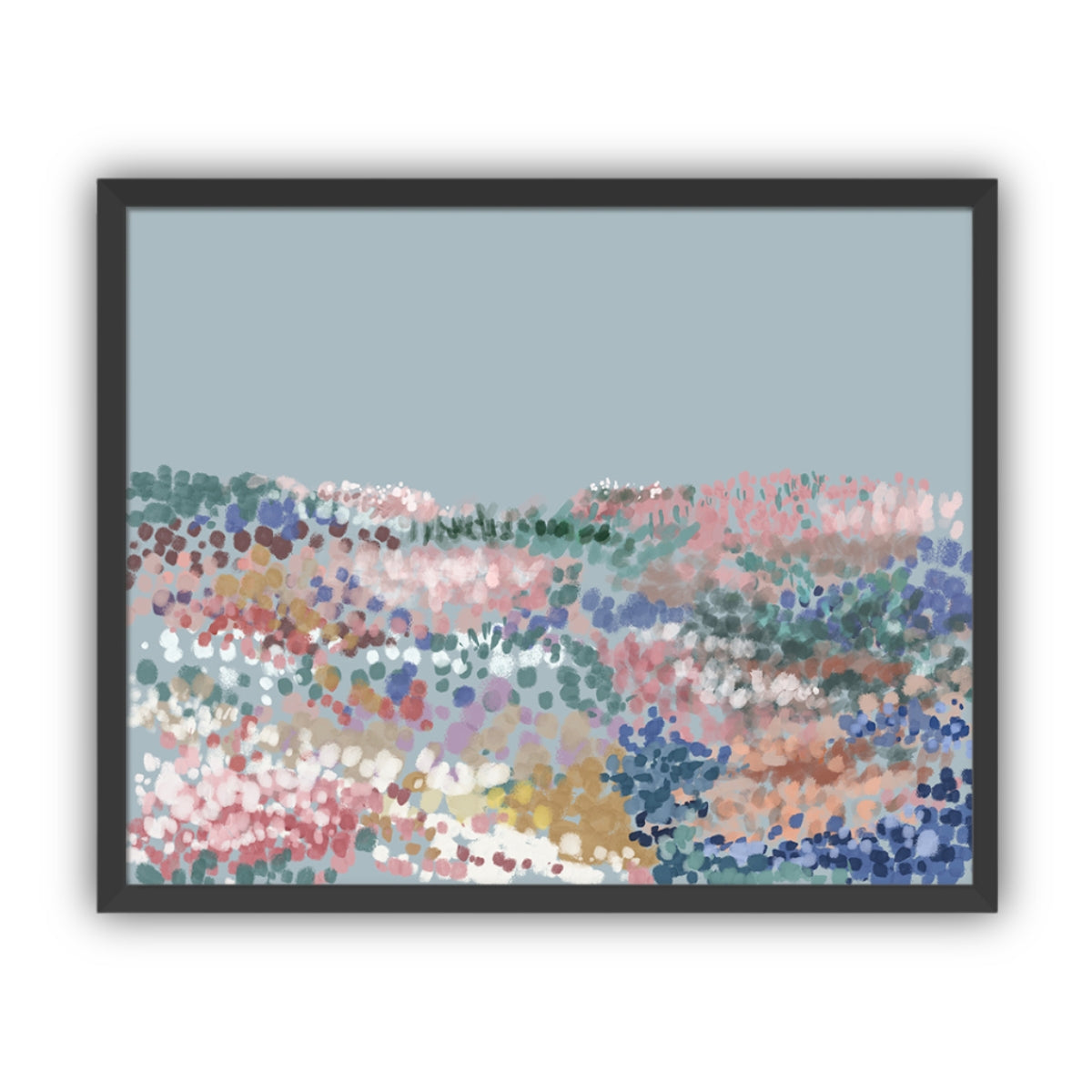 Field of Flowers Artwork, Framed