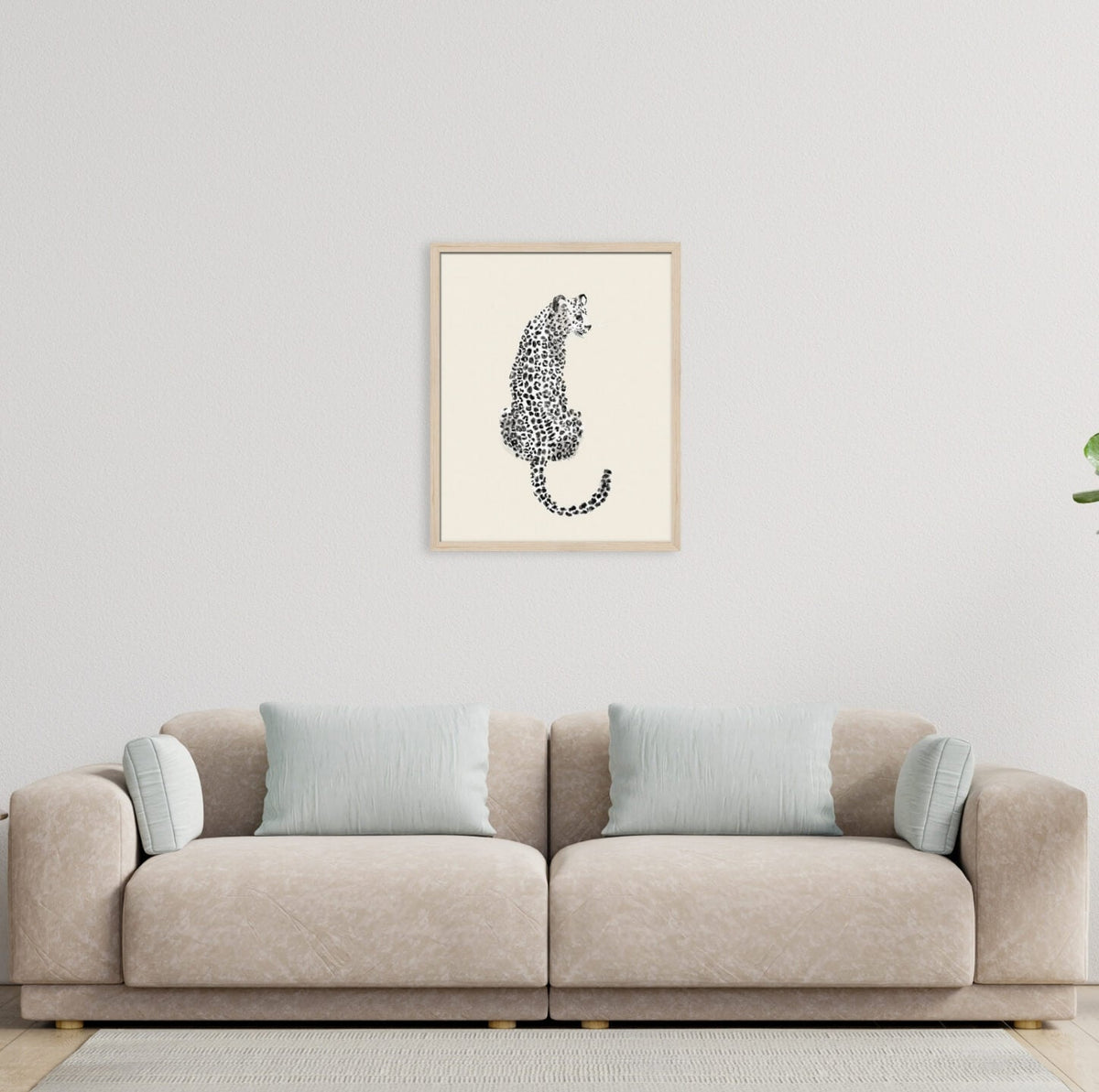 Leopard Artwork, Framed