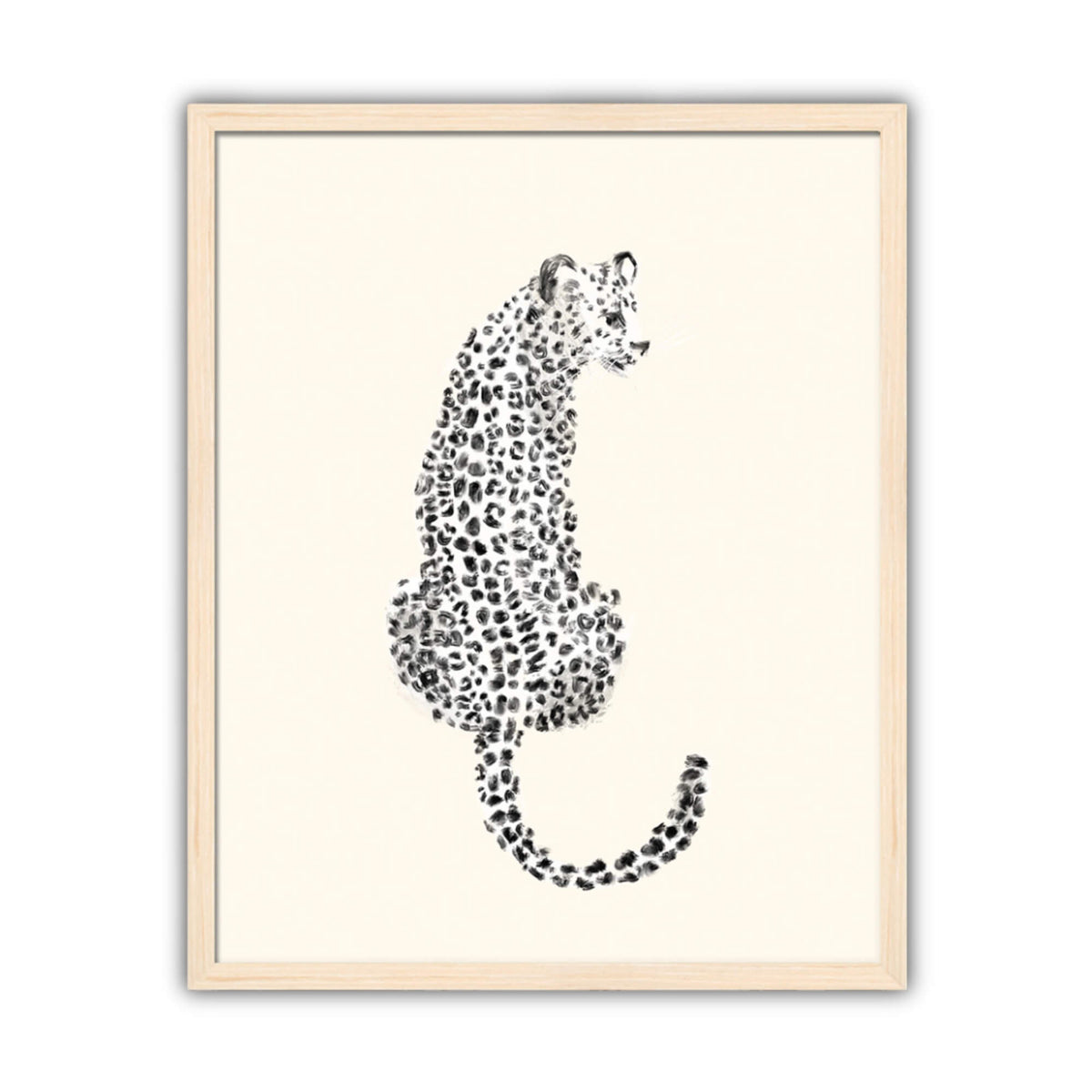 Leopard Artwork, Framed