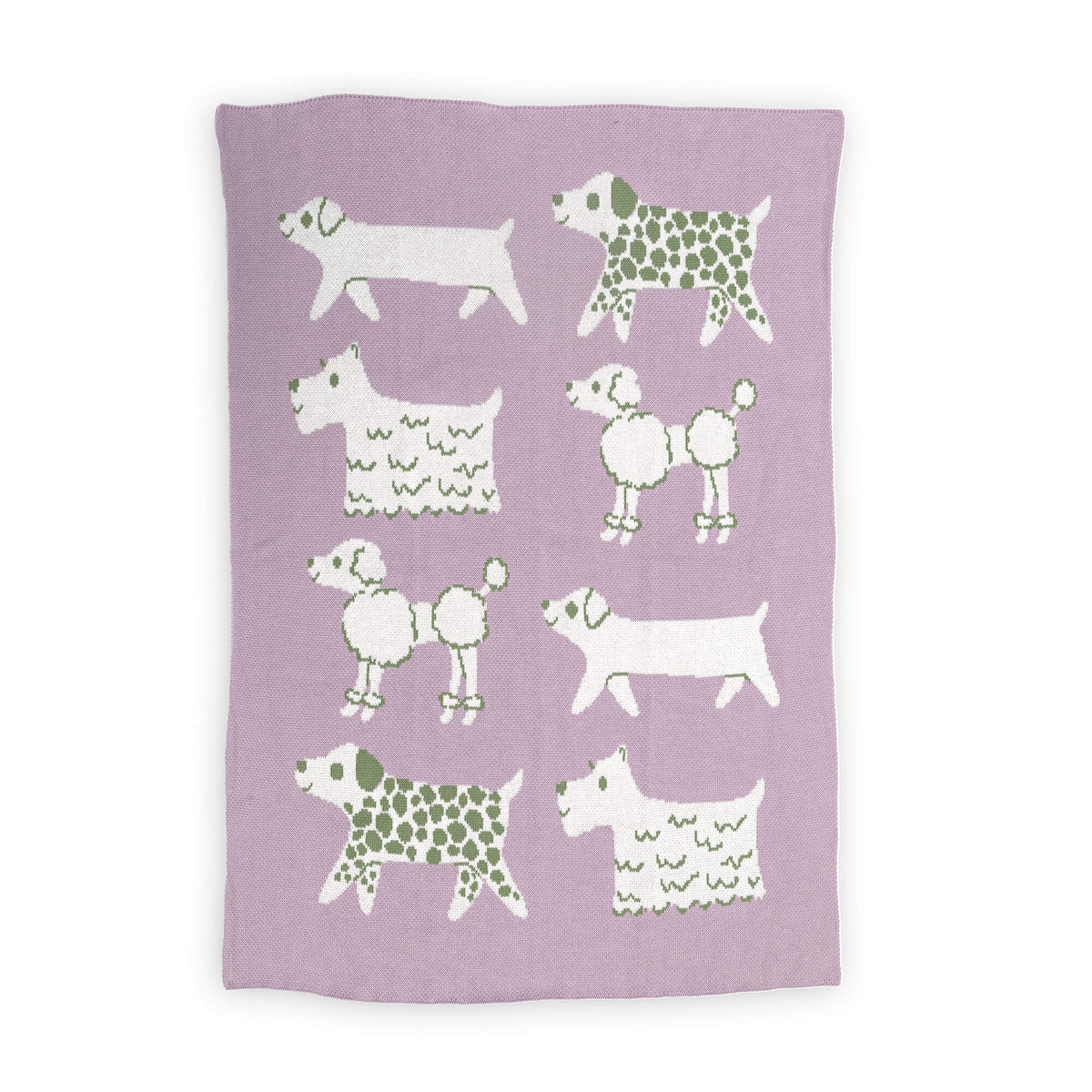 Puppies Cotton Knit Baby & Kids Blanket