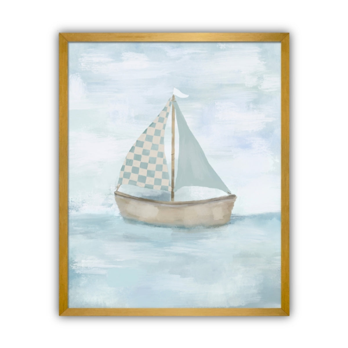 The Little Sailboat Artwork, Framed