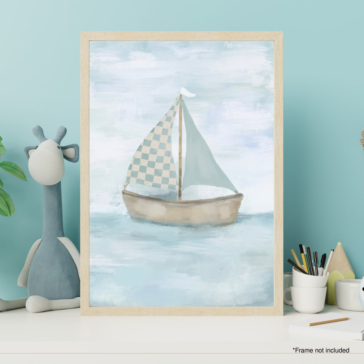 The Little Sailboat - Artwork Print