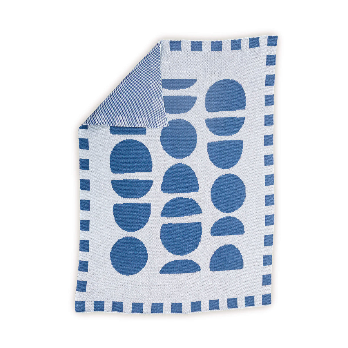 Geo Cotton Knit Baby & Kids Blanket