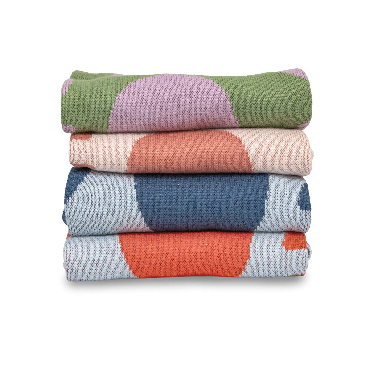 Geo Cotton Knit Baby & Kids Blanket