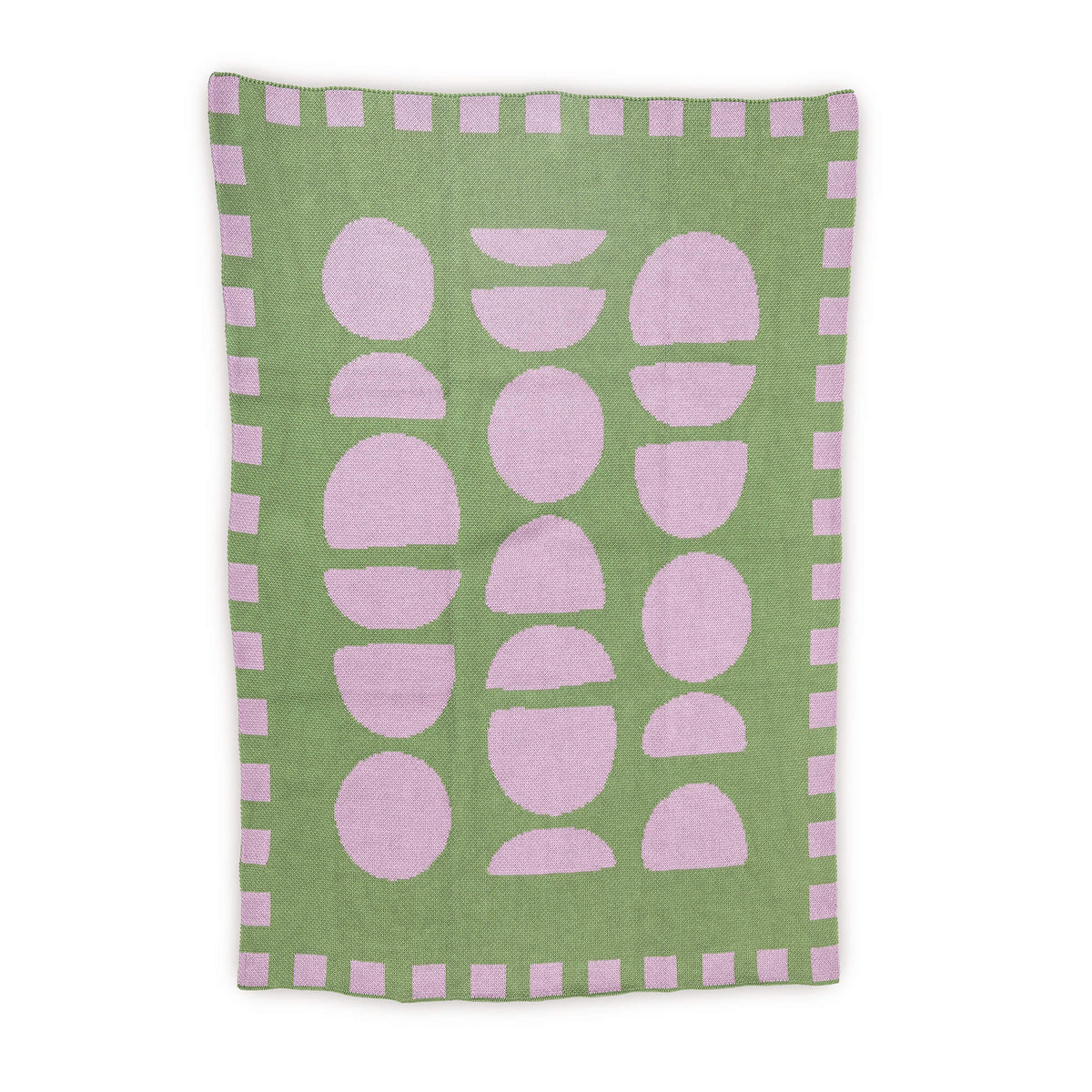 Geo Cotton Knit Baby & Kids Blanket