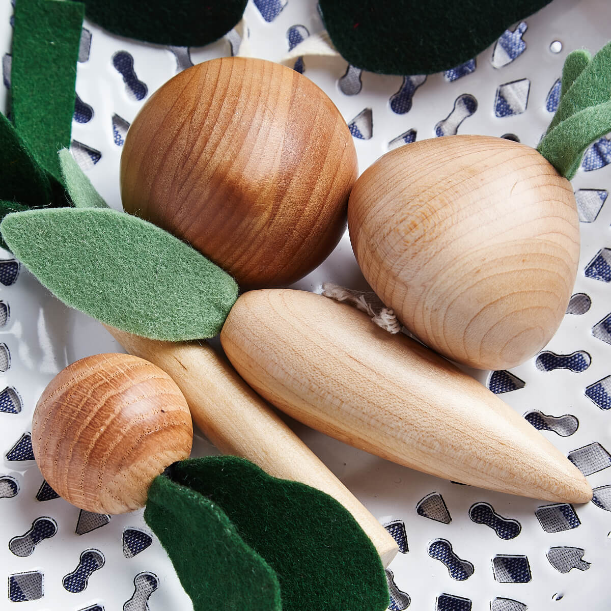 Wooden Veggies Play Food Set