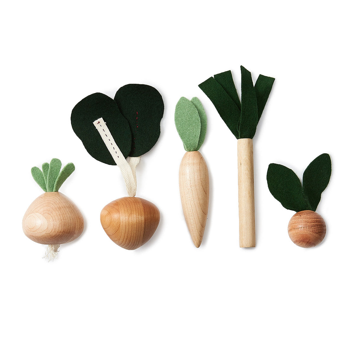 Wooden Veggies Play Food Set