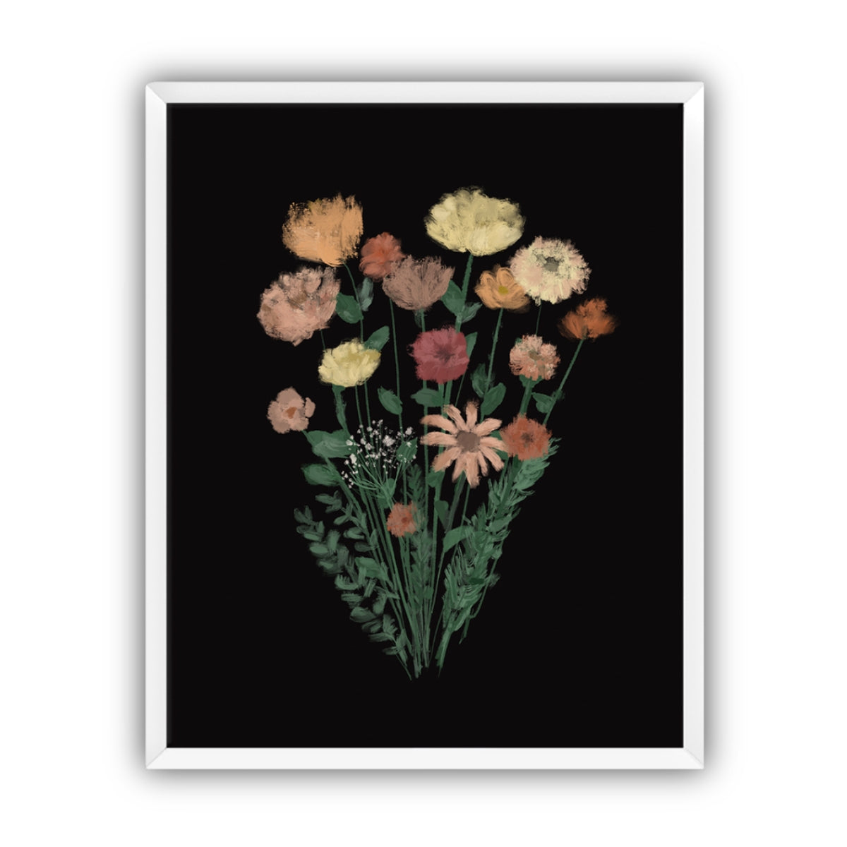 Wild Blossoms Artwork, Framed