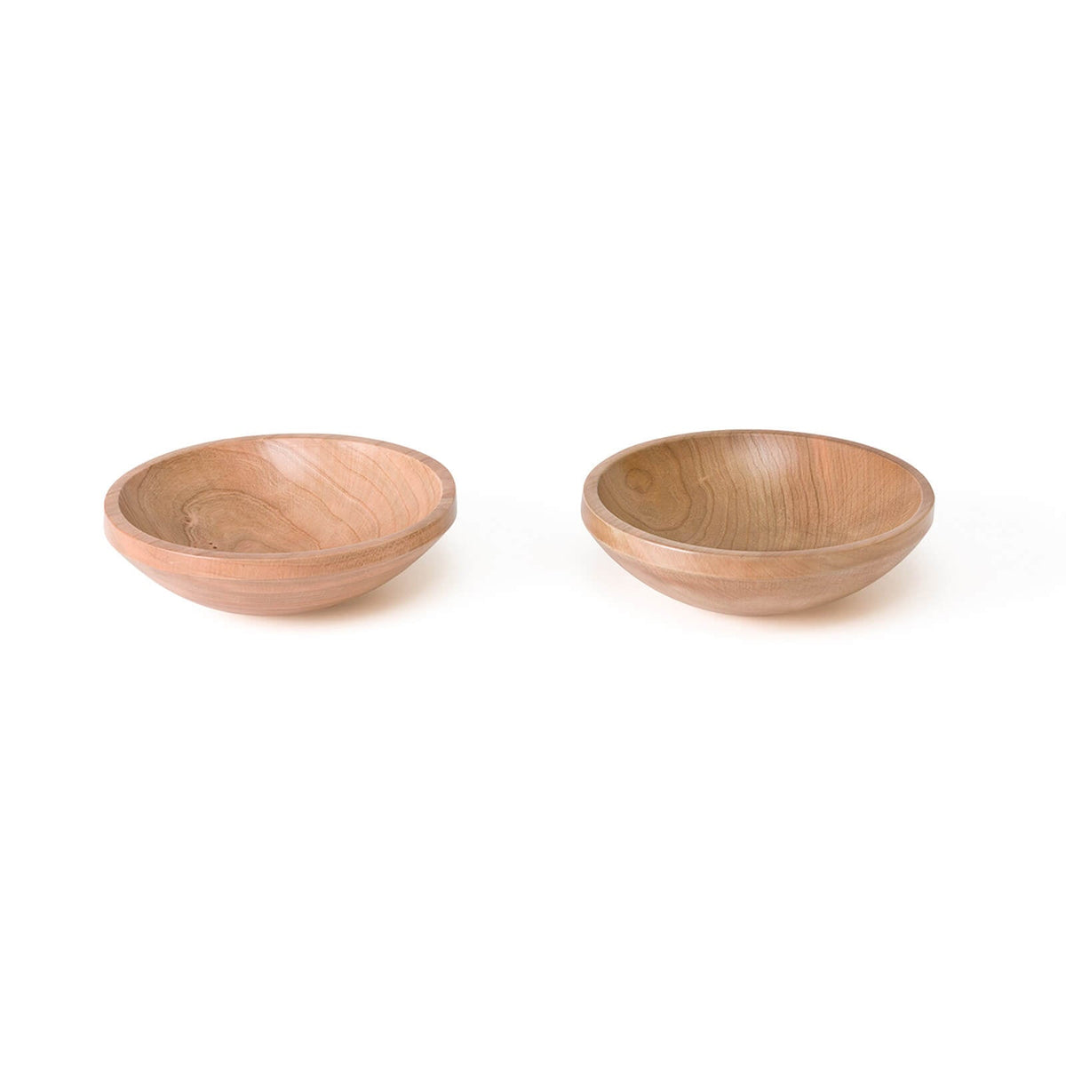 Wood Play Bowls for Kids, Set of 2