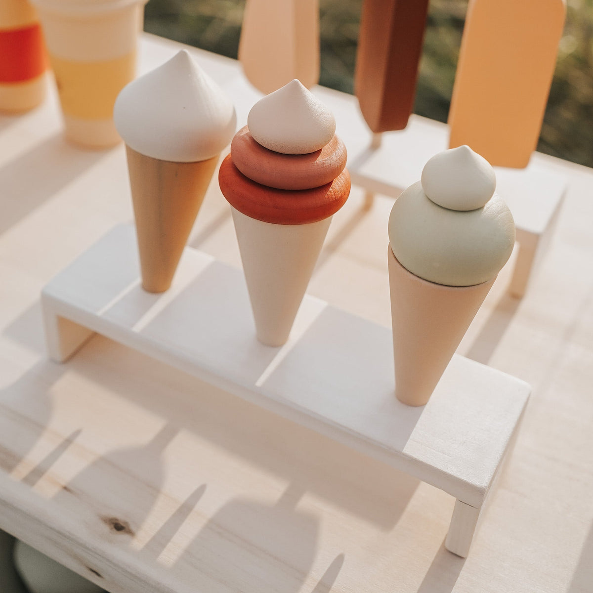 Wooden Play Ice Cream Cones