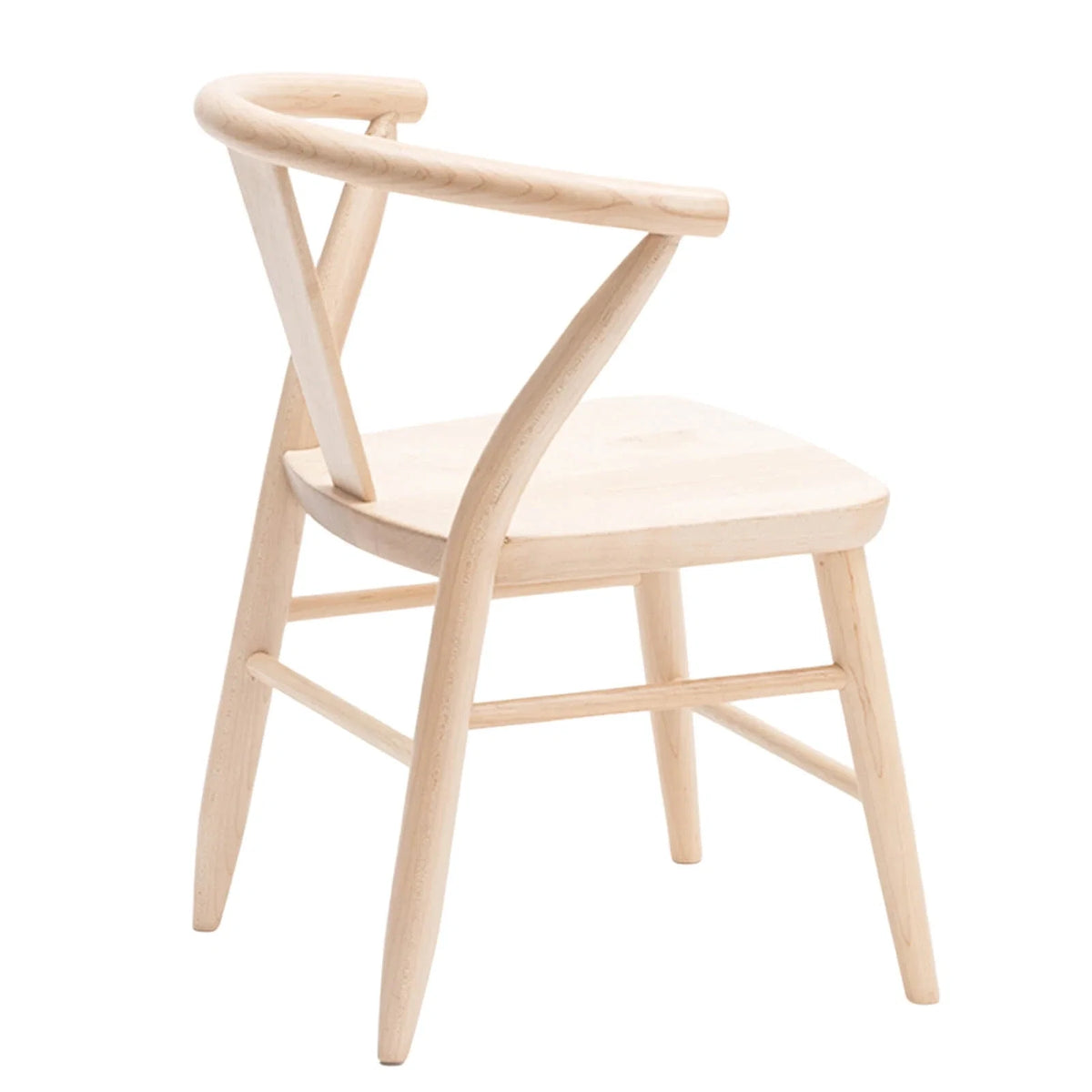 Crescent Solid Wood Play Chairs for Kids, Set of 2