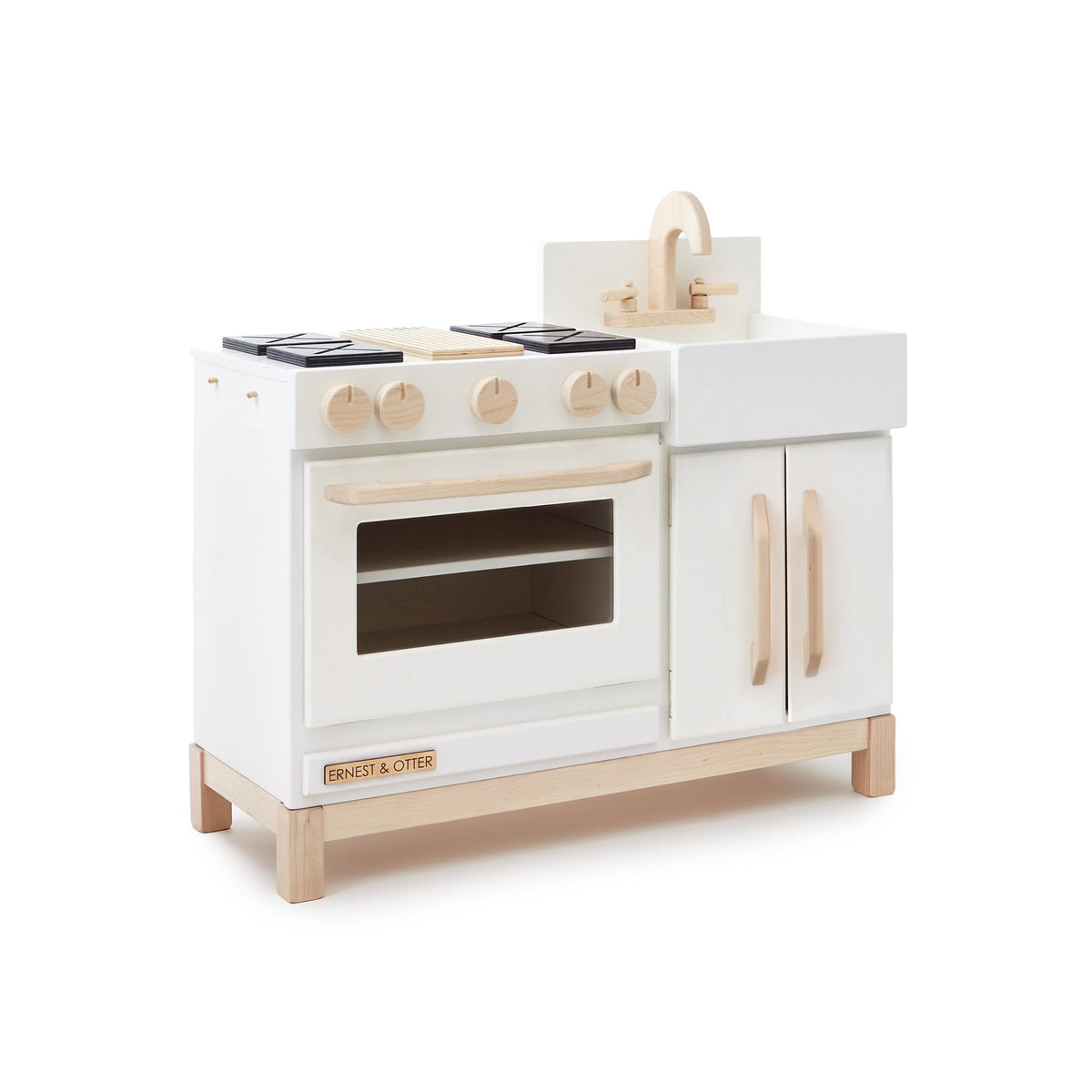 Ernest & Otter essential kitchen white angled