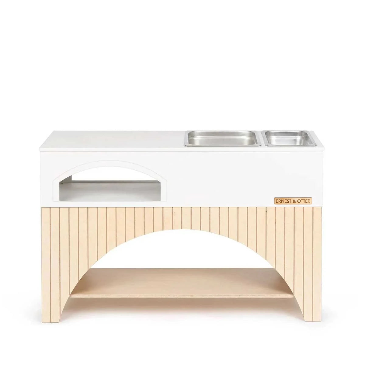 Ernest & Otter Kai wood mud kitchen white front