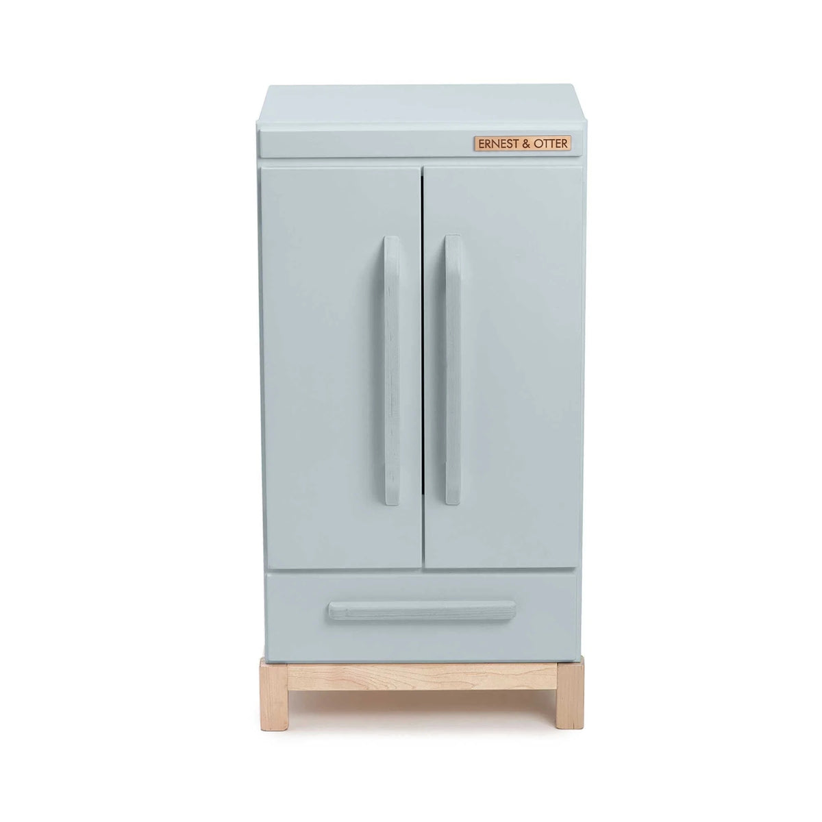 Wooden Essential Play Refrigerator - gray