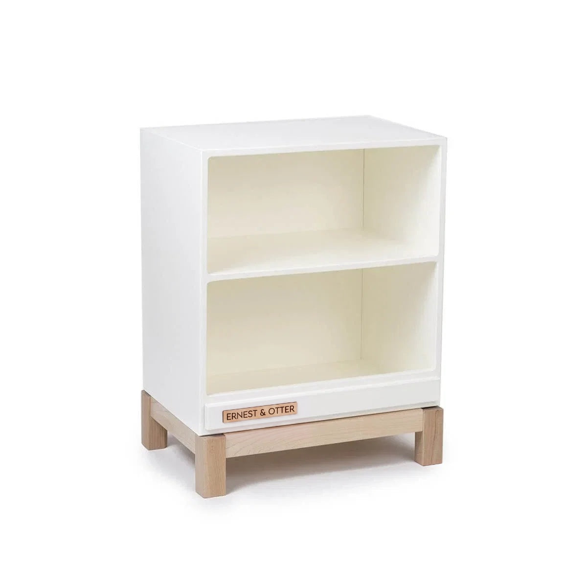 Wooden Essential Play Kitchen Countertop - white angled
