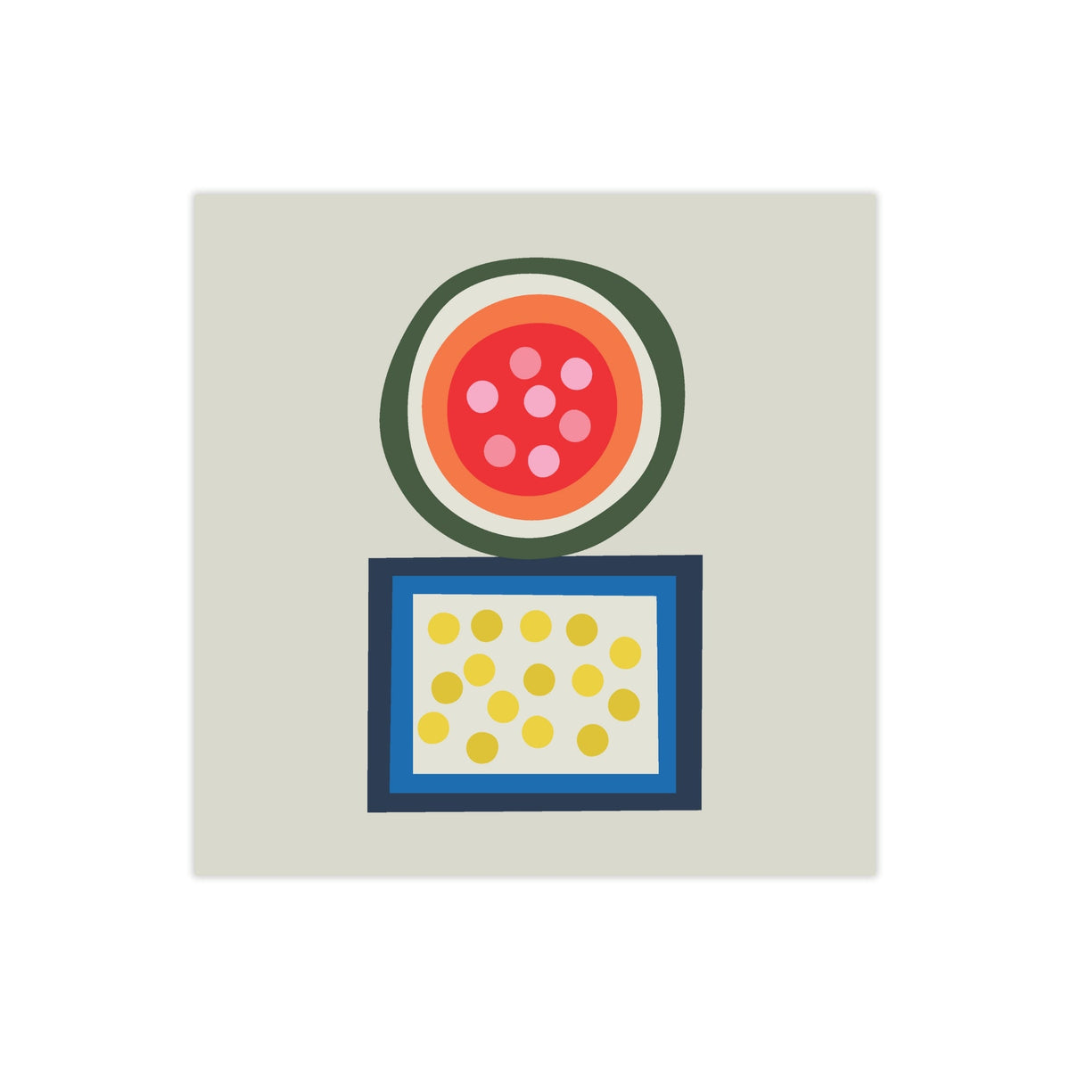 Fruit - Abstract Art Print