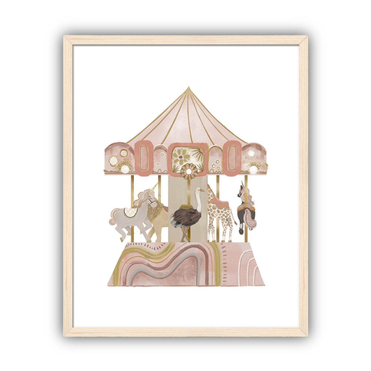 Carousel Artwork, Framed