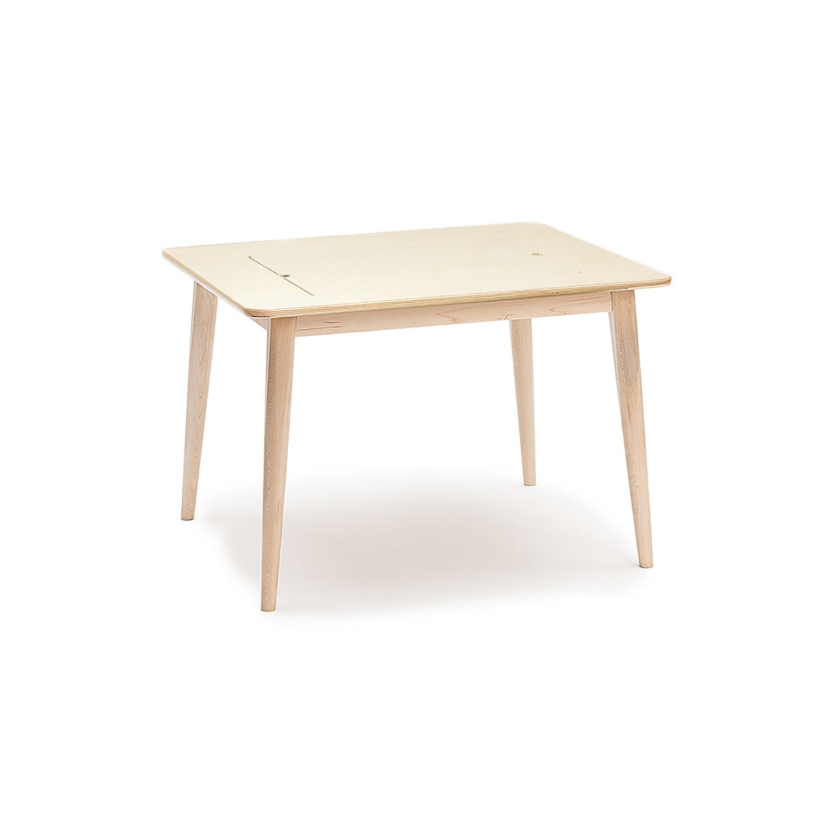 Crescent Kids Wood Play Table, 29 Inch, with Storage