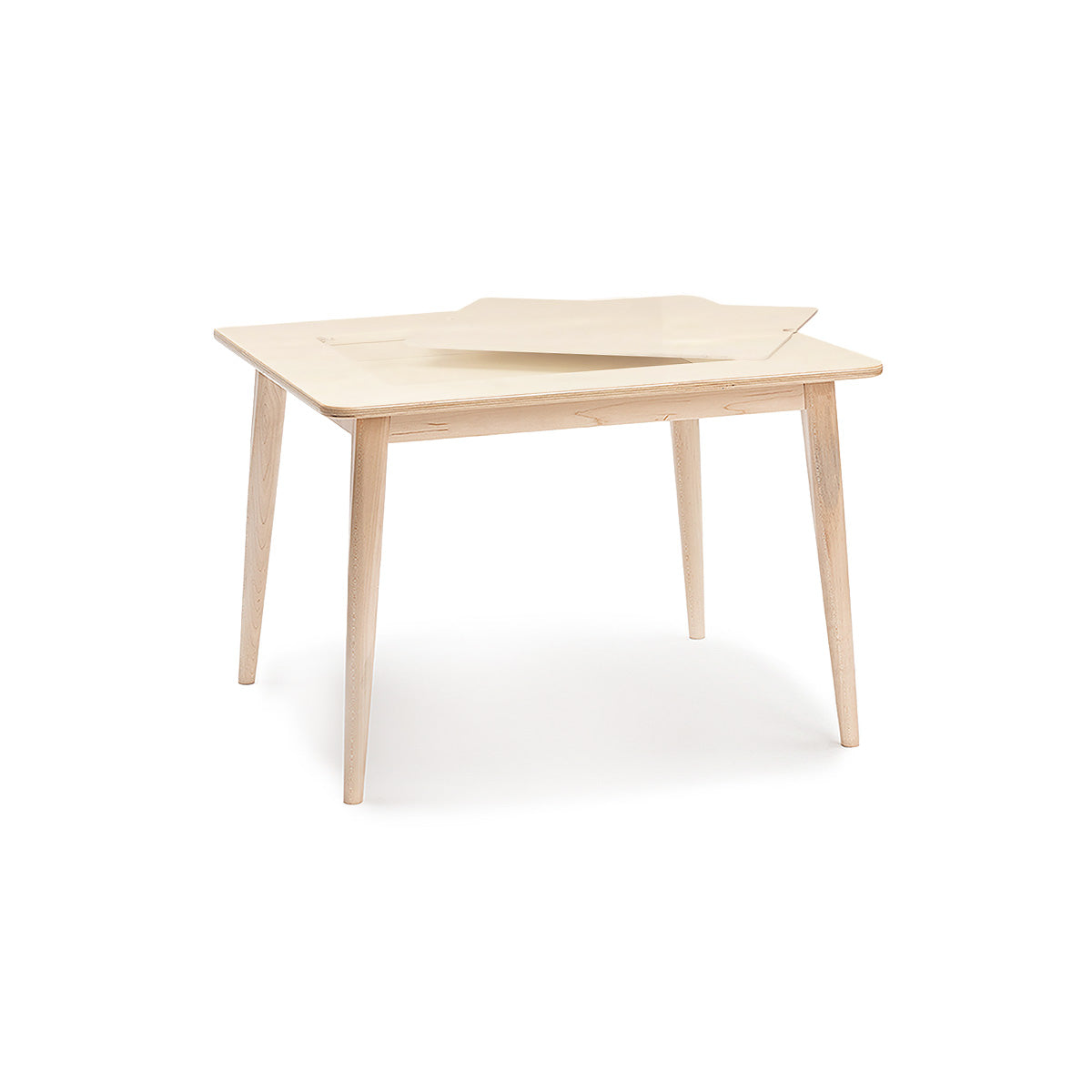 Crescent Kids Wood Play Table, 29 Inch, with Storage