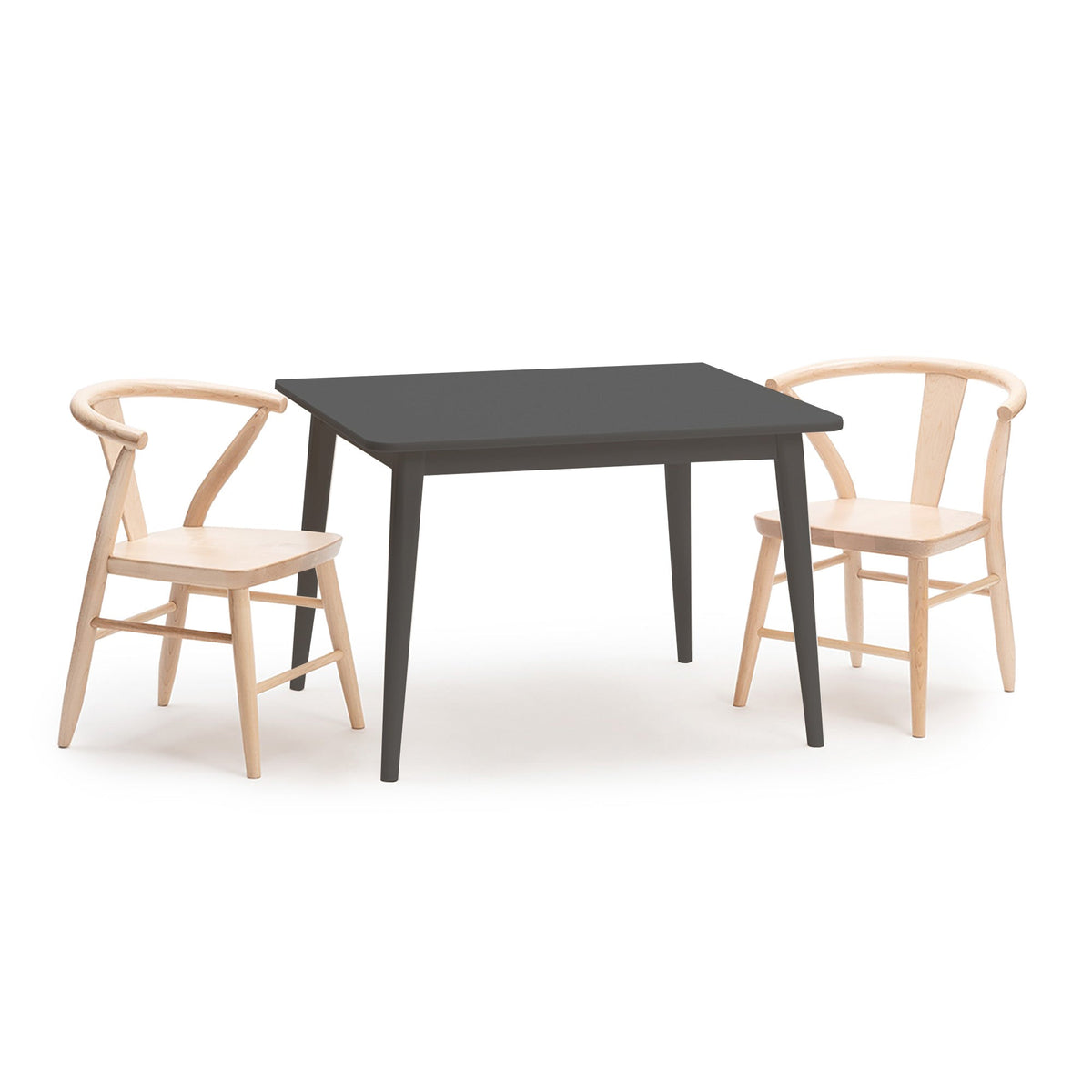 Wood Play Table and Chairs Set for Kids, 29" - Crescent
