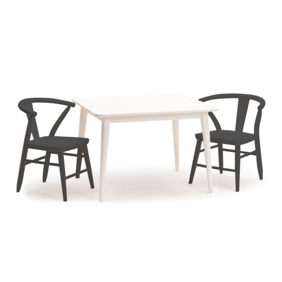 Wood Play Table and Chairs Set for Kids, 29" - Crescent
