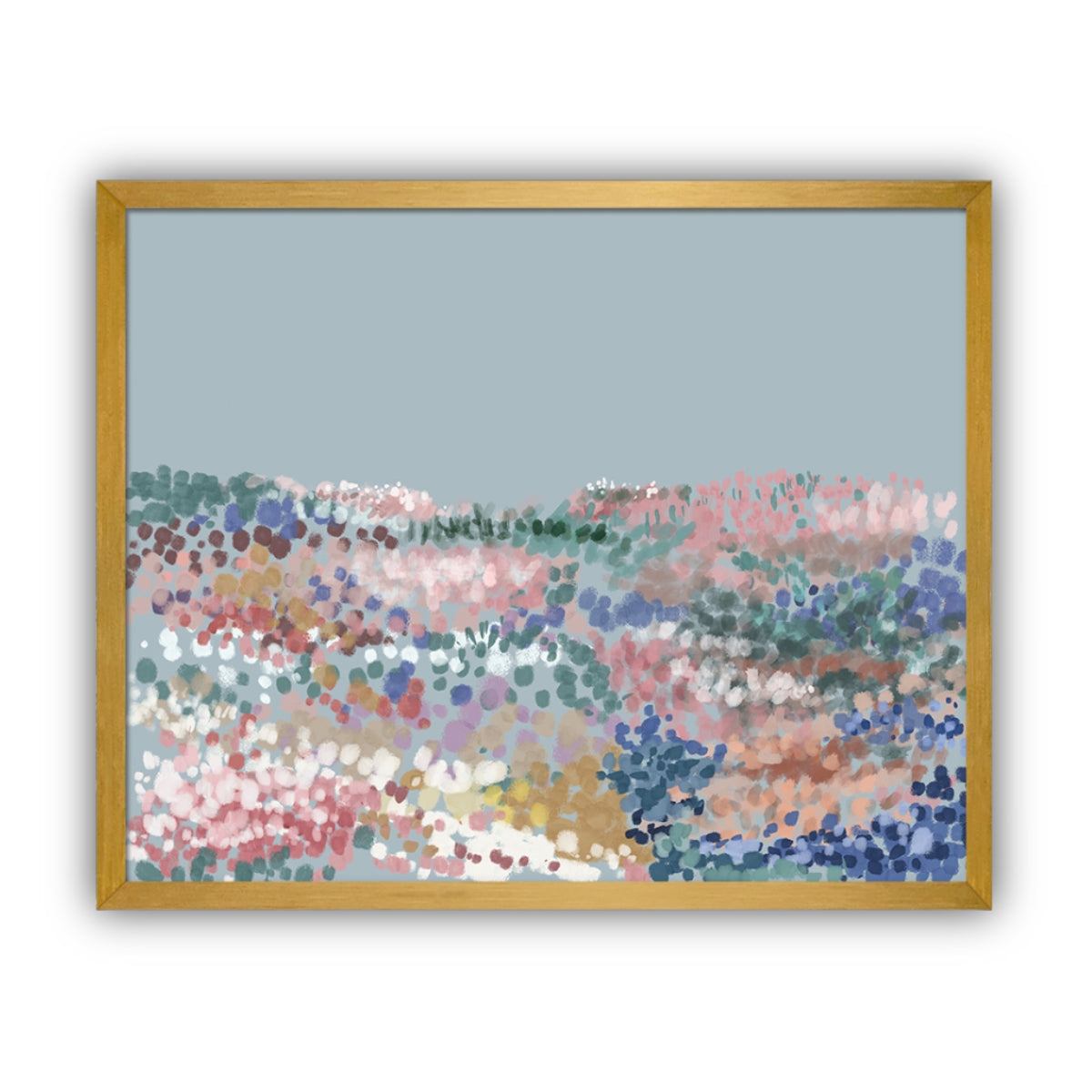 Field of Flowers Artwork, Framed