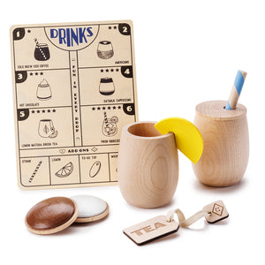 Wooden Play Café Set for Kids
