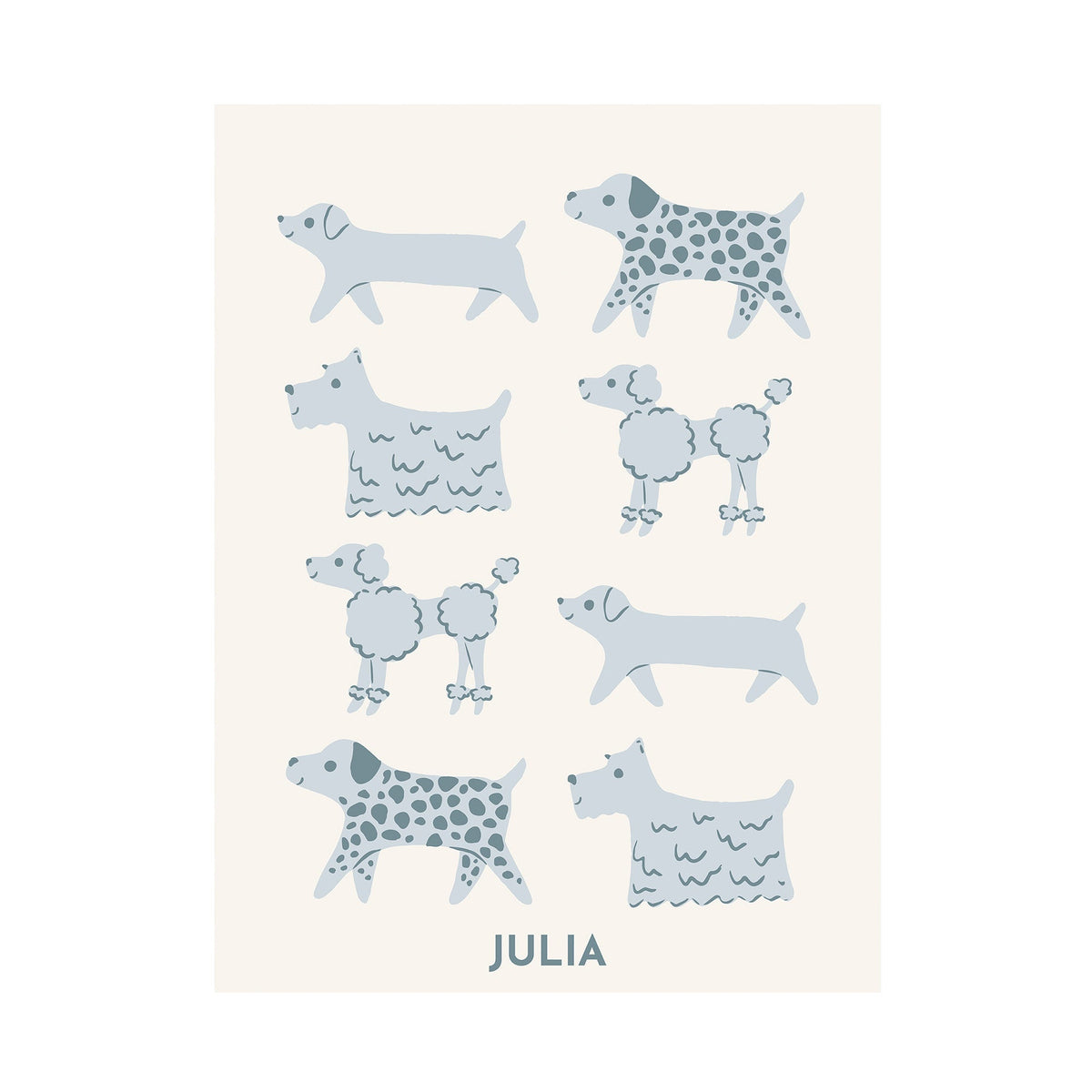 Puppies Cotton Knit Baby & Kids Blanket