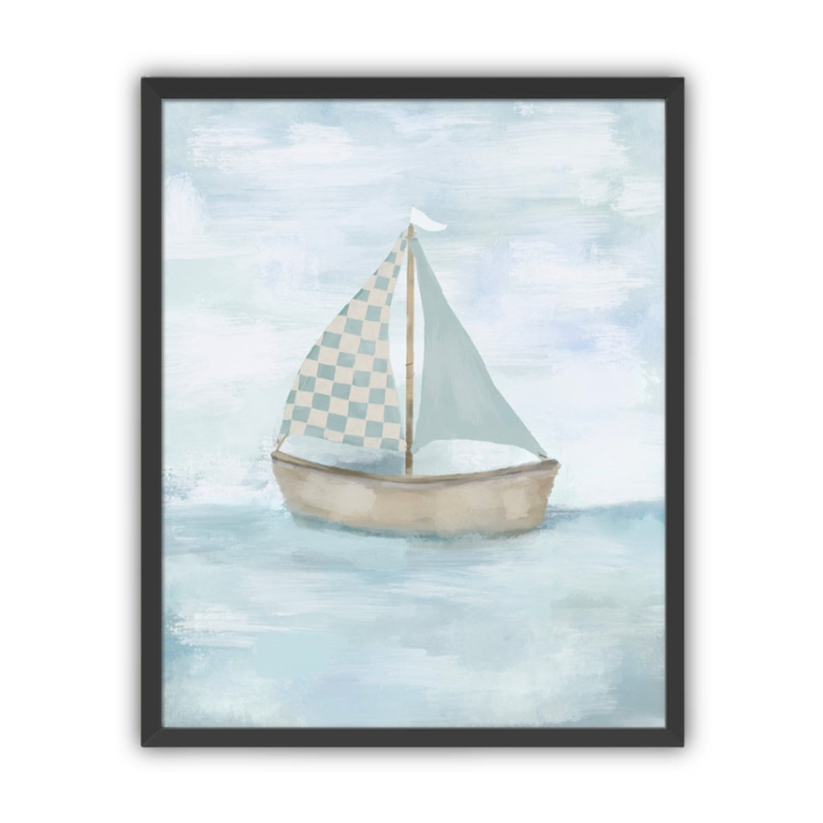 The Little Sailboat Artwork, Framed