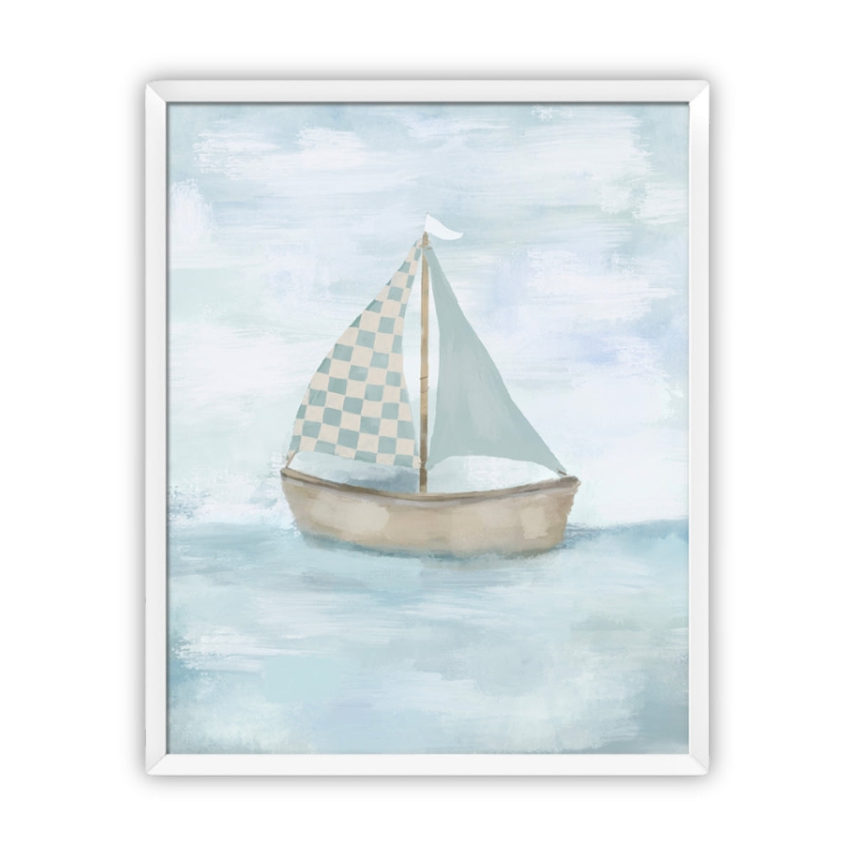The Little Sailboat Artwork, Framed