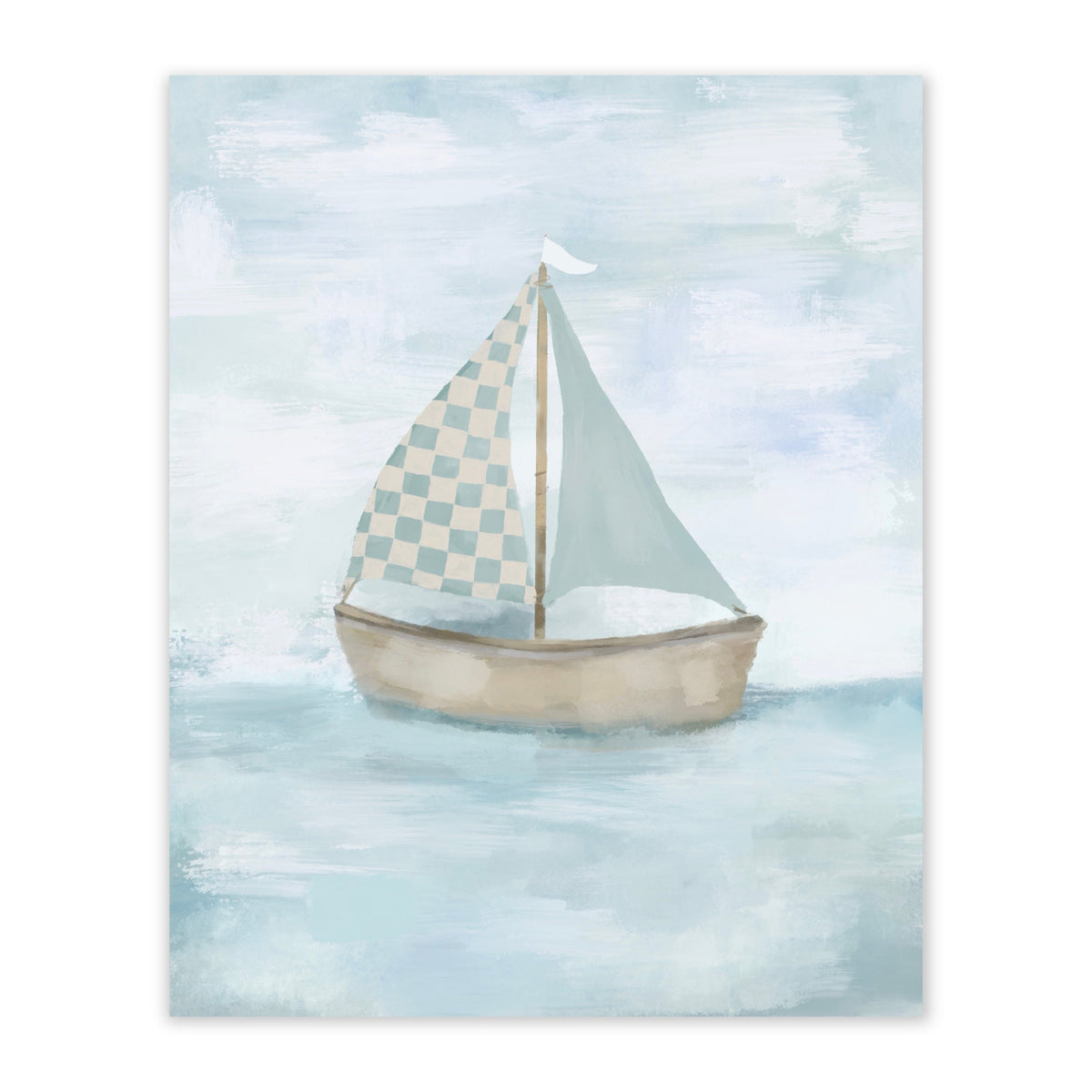 The Little Sailboat - Artwork Print