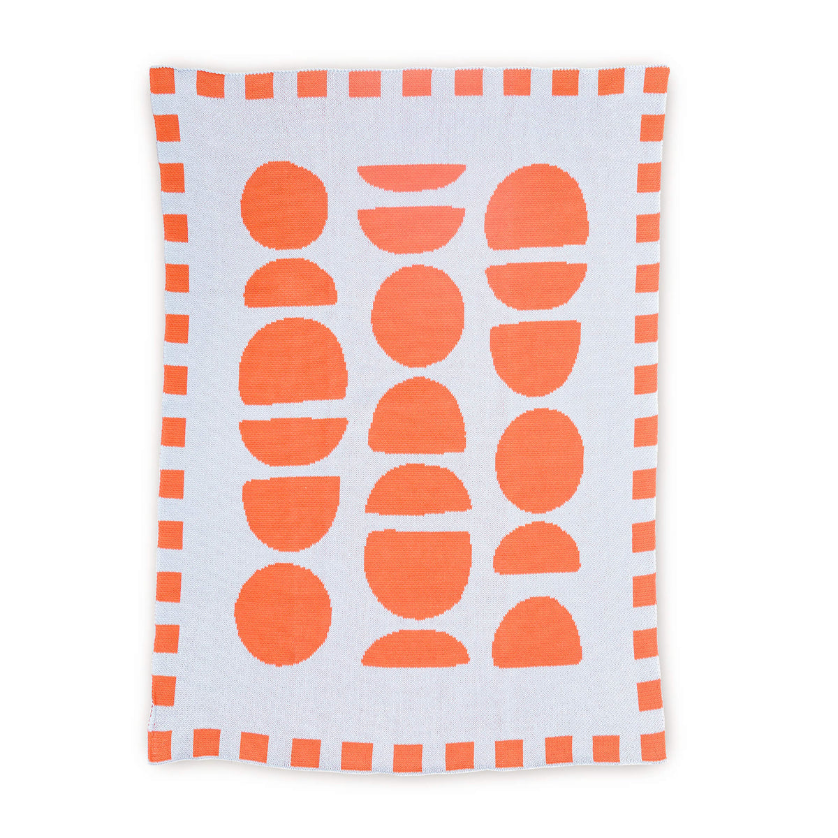Geo Cotton Knit Baby & Kids Blanket