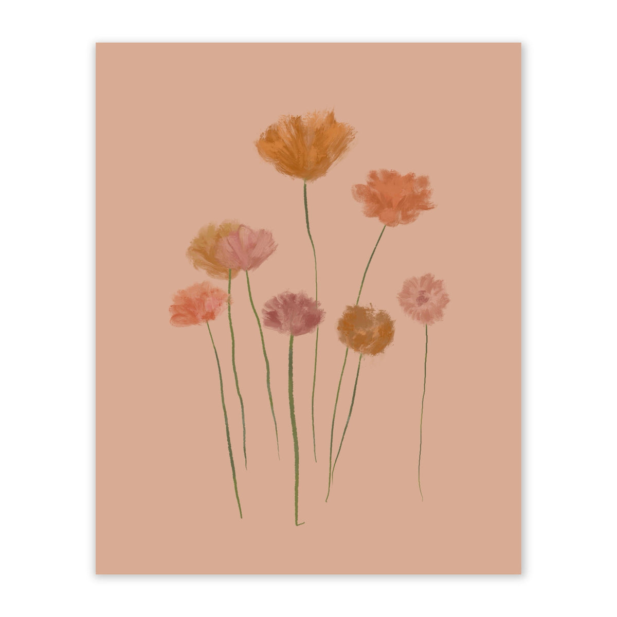 Warm Blossoms - Artwork Print