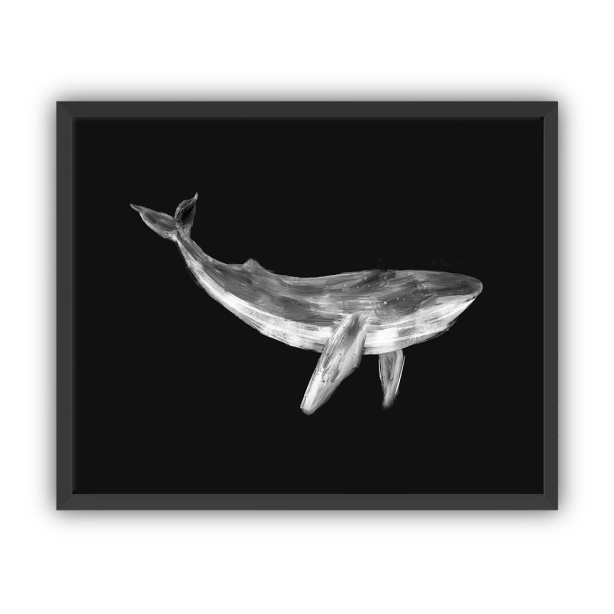 Whale Artwork, Framed