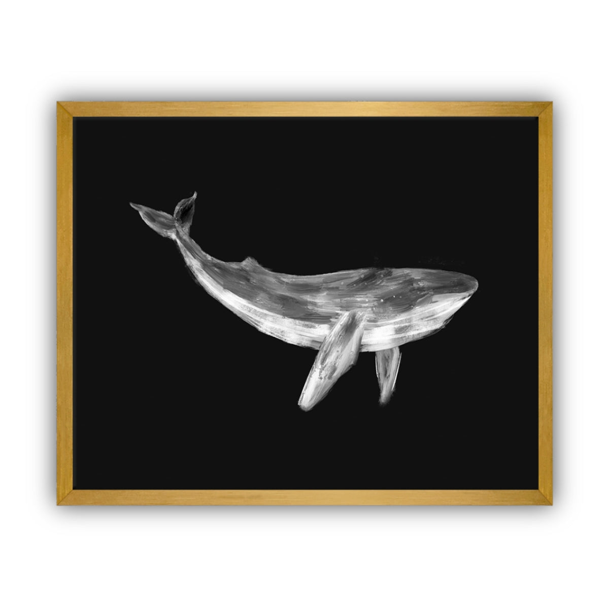 Whale Artwork, Framed