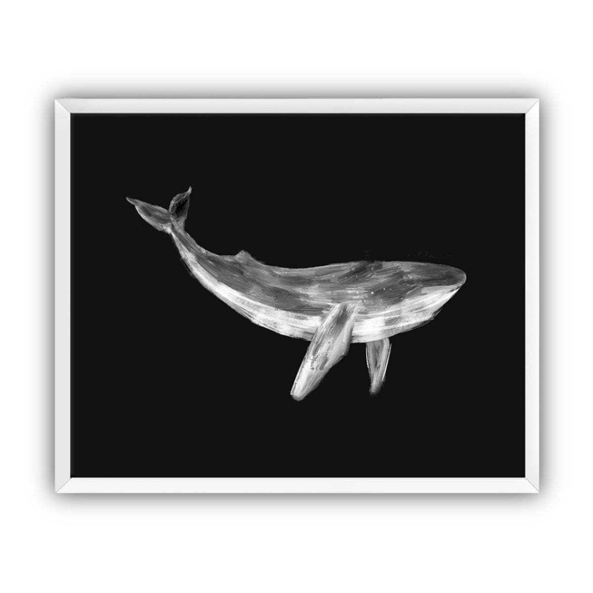 Whale Artwork, Framed