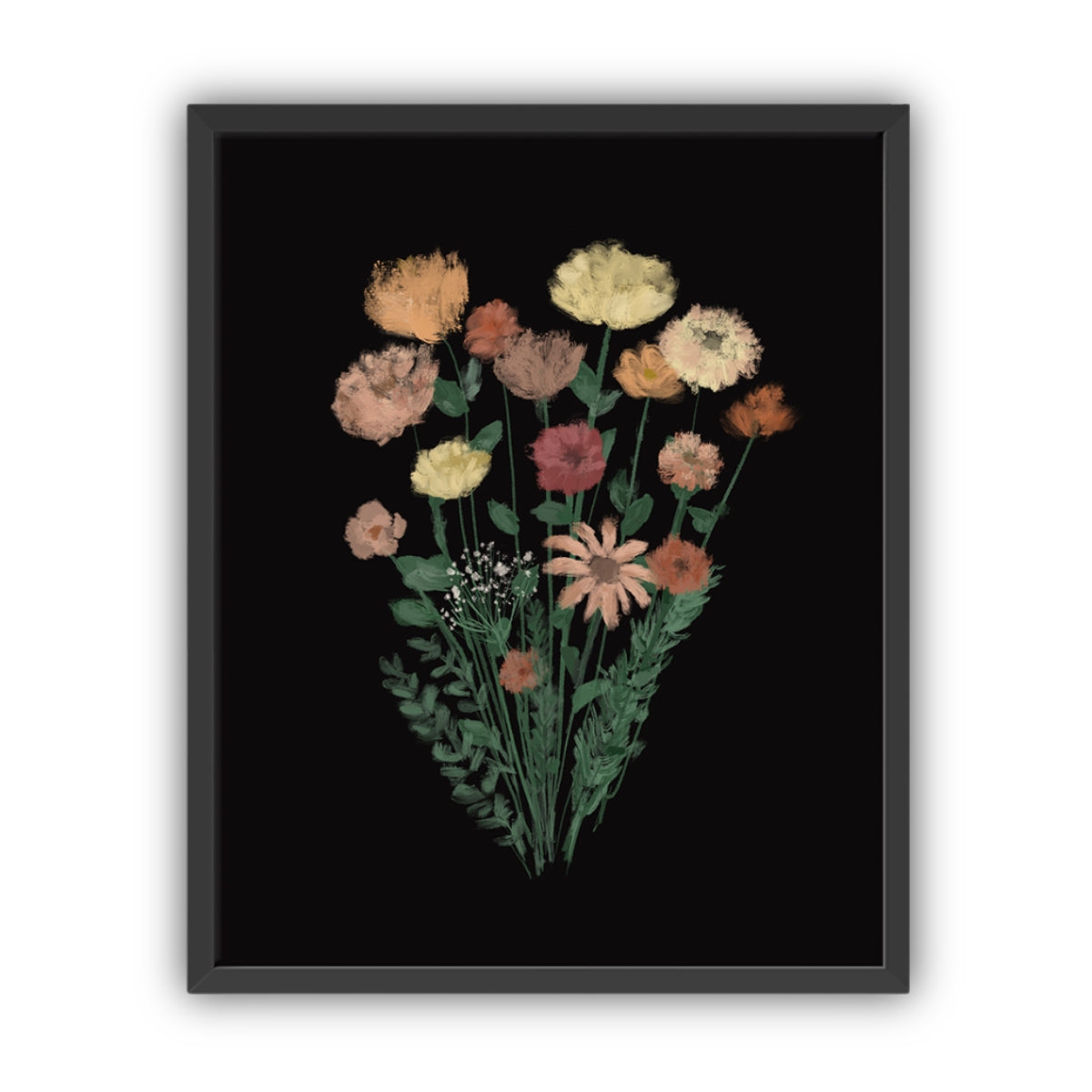 Wild Blossoms Artwork, Framed
