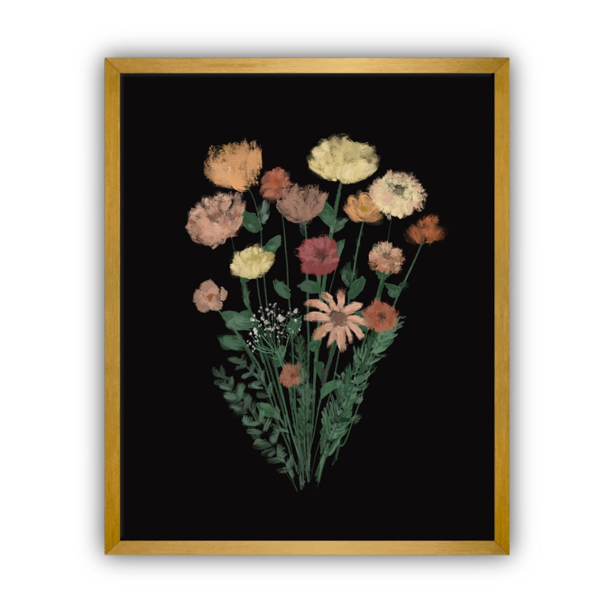 Wild Blossoms Artwork, Framed