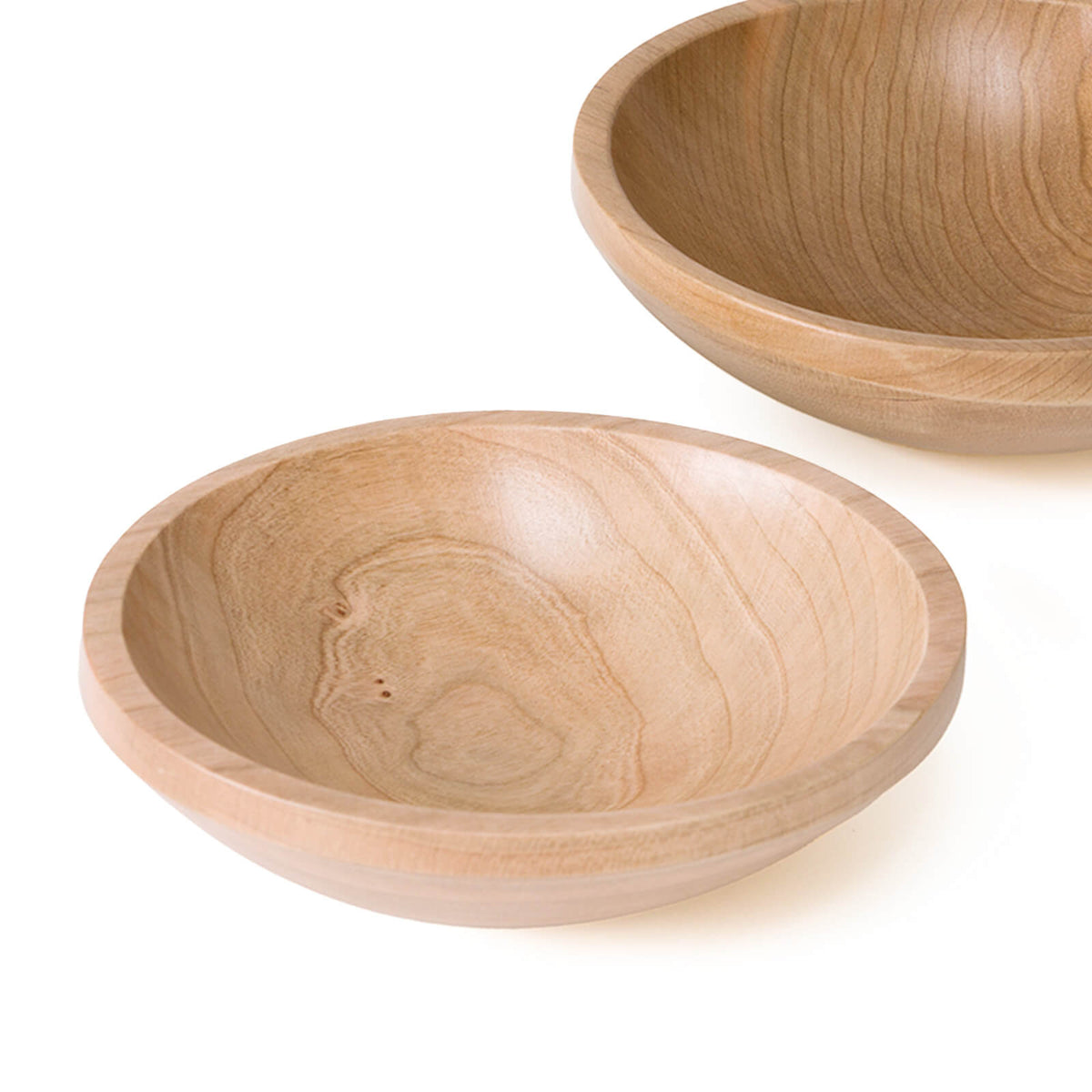 Wood Play Bowls for Kids, Set of 2