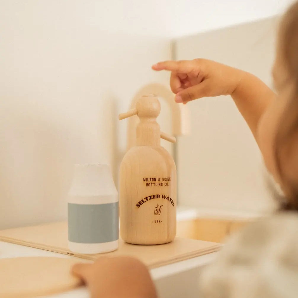 Wooden Play Seltzer Siphon for Kids