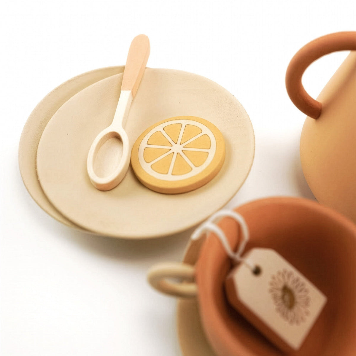 Wooden Play Tea Set for Kids